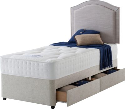 Rest Assured - Irvine 1400 Pocket Luxury Single 2 Drawer - Divan